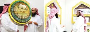 رجل الأعمال /خالد القناص والأستاذ /عبدالله الشمري في زيارة للجمعية