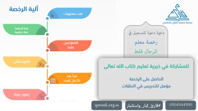 دعوة للتسجيل في رخصة معلم للرجال
